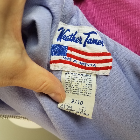 Vintage Weather Tamer Full Zip Windbreaker Jacket - Picture 4 of 8